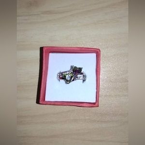 Heart Mystic Topaz Ring